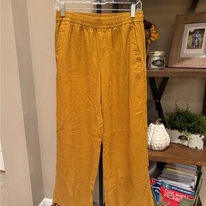 Old Navy Mustard Wide Leg Pants